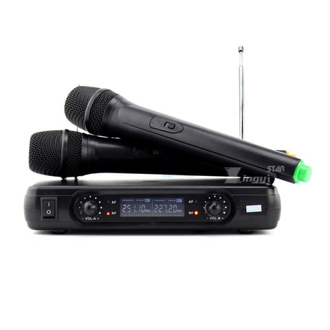 Dual Handheld Cordless Mic